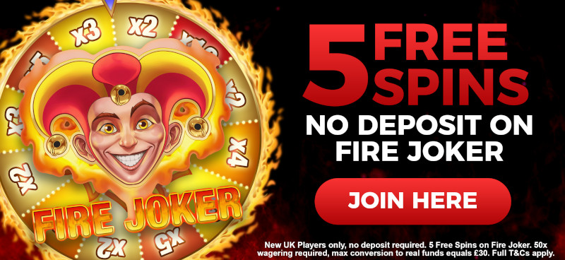 5 Free Spins Welcome Offer